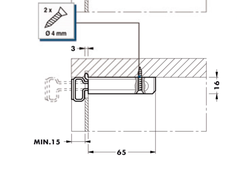 CAMAR Zawieszka 806 Prawa 15 Mm Idea Nova Pl