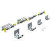 TopLine XL, Zestaw elementów jezdnych i prowadzących, STB 19, 33 mm, 32 - 40 mm, 100 kg, 4 drzwi