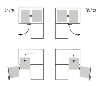 FGV Duetto chrom z uchwytem, slowmotion 450mm, prawe 