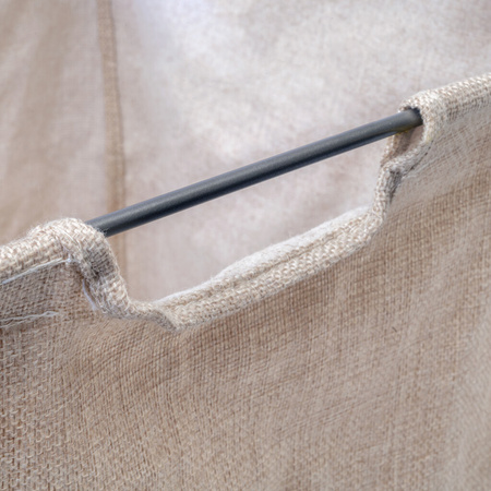 Kosz na ubrania do szaf i garderoby Quartz – tytanowy