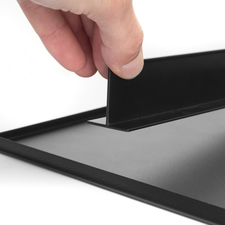 Szuflada z tacką HACK, moduł 900 mm, czarny