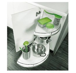 Girasolo półka do szafki narożnej 450 mm, prawa