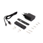 LINKY - ładowarka USB A+C Linky złącze (81x12mm), 5V/9V DC 3A (15W), Czarny plastik