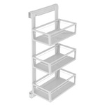 Półka boczna potrójna, biała lewa