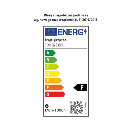 LED taśma COB 55W ciągła linia