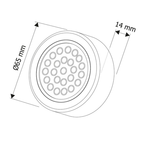 oprawy OVAL (DL42) z dystansem 