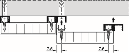 System mocowania paneli do wpinania