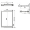 Rama Quartz M60 z cichym domykiem, tytanowa