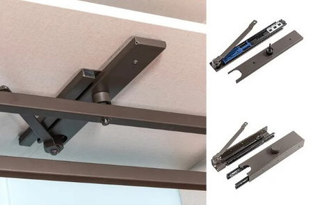 Kosz obrotowy na buty PREMIUM – 12 poziomów, Wysokość 1910-2110 mm obrót 360°, kolor mocca