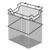 Uchylny kosz na bieliznę, szerokość 600 mm, antracytowy