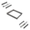 Rama Quartz M60 z cichym domykiem, tytanowa