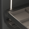 Boczny element dystansowy do ramy Quartz, tytanowy