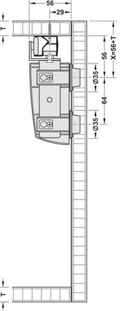 Hafele Slido F-Fold61 25A