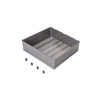Zestaw Quartz – rama z cichym domykiem i szuflada metalowa M60, tytanowa