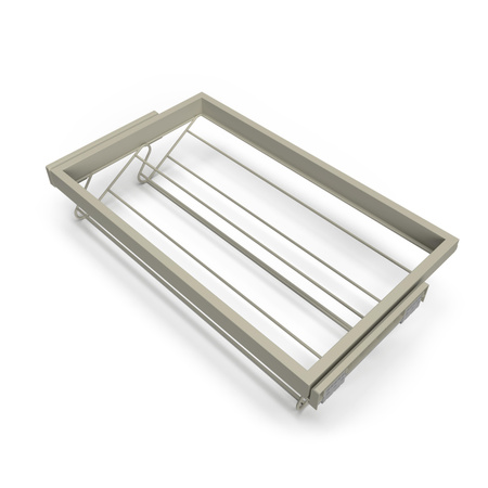 Szuflada na buty HACK, moduł 800 mm, kamienno-szary