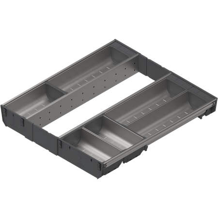 Blum ORGA-LINE - wkład z pojemnikami (całkowite wypełnienie), do szuflady standardowej TANDEMBOX, dł. NL=500 mm, szer. korpusu KB=500 mm