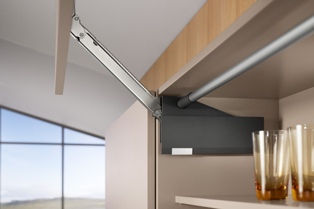 AVENTOS HL top do frontów nad korpusem