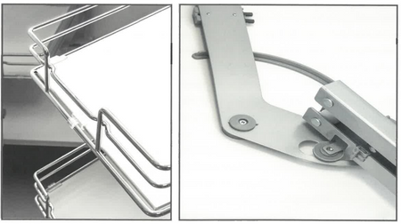 FGV Duetto chrom z uchwytem, slowmotion 450mm, prawe 