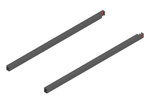Reling podłużny MERIVOBOX  (lewy), dł.=550 mm, lewy/prawy, kolor - antracyt mat