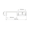 LED Profil FLOOR LINE 2m cokołowy alu/mleczny