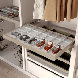 Szuflada z przegródkami HACK, moduł 600 mm, kamienno-szary