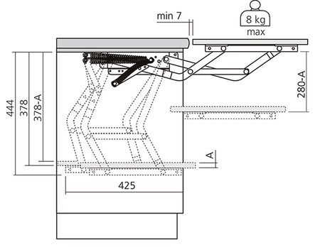 Mechanizm blatu miksera
