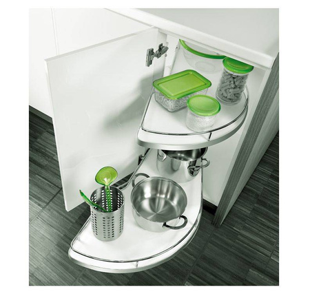 Girasolo półka do szafki narożnej 450 mm, prawa