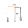 EMUCA - Pantograf SLING [12 kg] - 600-830 CHROM