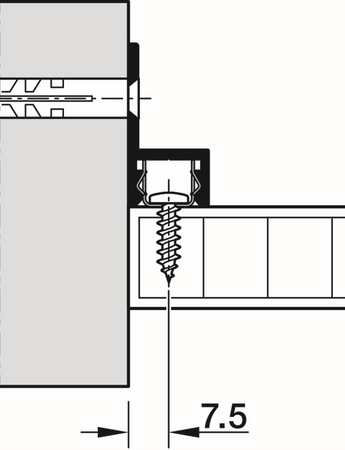 System mocowania paneli do wpinania