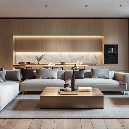 LED PYXIS - oprawa wpuszczana (24V) ciepła biel (2700K), długość 2,3m, czarny anodowany