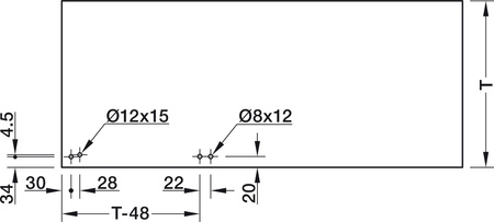okucie obrotowe do stołu/blatu