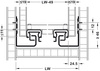 Prowadnica FAVORIT A30 L-500mm 3D tandem 19mm