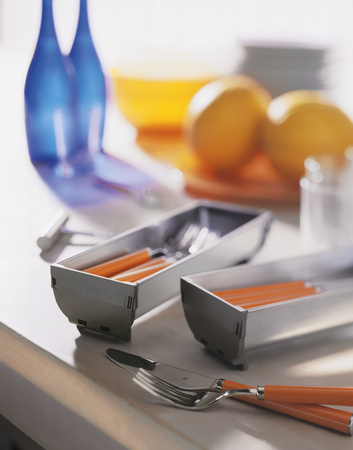 Blum ORGA-LINE - wkład z pojemnikami (częściowe wypełnienie), do szuflady standardowej TANDEMBOX, dł. NL=550 mm, szer. korpusu KB=800 mm, s zer.=280 mm