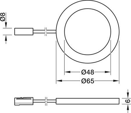 LED2050 12V/2,5W 30K/CRI90/2m