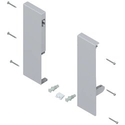 Mocowanie frontu TANDEMBOX, wys. C, do szuflady wewnętrznej z pojedynczym relingiem, lewe/prawe, do TANDEMBOX antaro