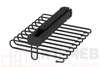 Wieszak górny na spodnie pojedyńczy antracyt