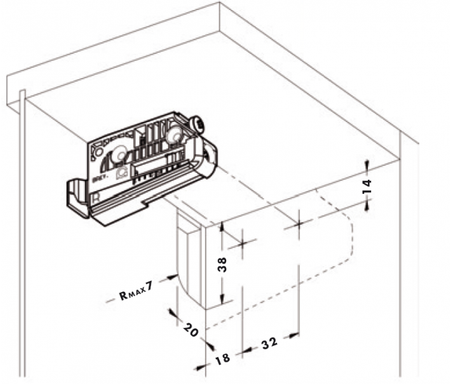 Zawieszka CAMAR 806 - 15 mm