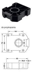 AXILO GŁÓWKA stopki wkręt /637.76.333