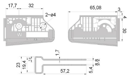 Zawieszka regulowana ZM-276 (L+P) inox