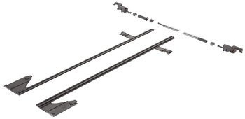 LEGRABOX Stabilizacja boczna, dł.=400 mm, KB=1400 mm, pełen wysuw, do przycięcia