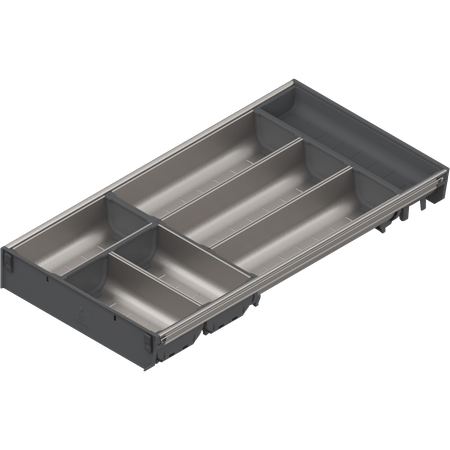 Blum ORGA-LINE - wkład z pojemnikami (częściowe wypełnienie), do szuflady standardowej TANDEMBOX, dł. NL=550 mm, szer. korpusu KB=800 mm, s zer.=280 mm