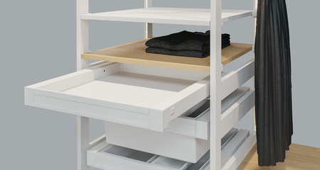 Spód wkładany, Hafele Dresscode, ze stali