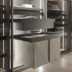 Zestaw Quartz – rama z cichym domykiem i szuflada metalowa M60, tytanowa