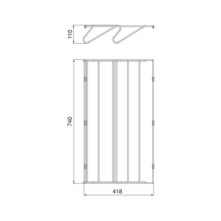 Zestaw Quartz – rama z cichym domykiem i szuflada na buty M90, tytanowa
