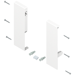 Mocowanie frontu TANDEMBOX, wys. D, do szuflady wewnętrznej z pojedynczym relingiem, lewe/prawe, do TANDEMBOX antaro
