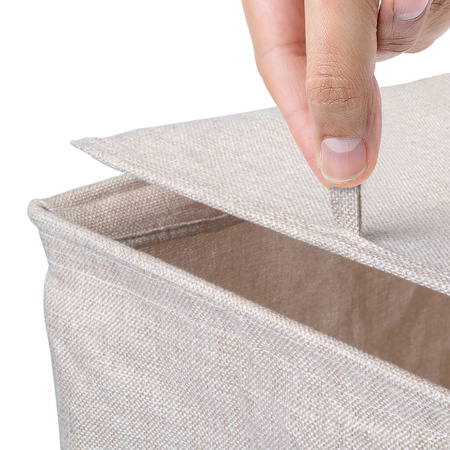 Kosz na ubrania do szaf i garderoby Quartz – tytanowy