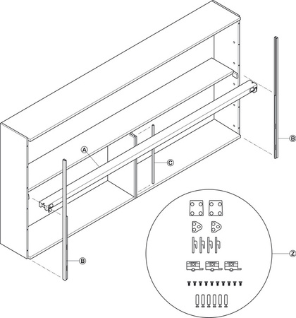 Finetta F-Flush32 23B System do pionowych drzwi przesuwnych