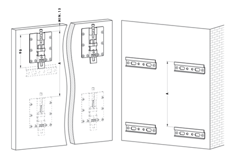 Zawieszka CAMAR 814 do paneli