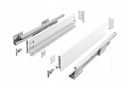 Szuflada AXISPRO 500mm biala - niska H84