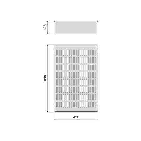 Zestaw Quartz – rama z cichym domykiem i szuflada metalowa M80, tytanowa